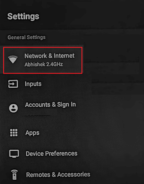 open network and internet in mi tv