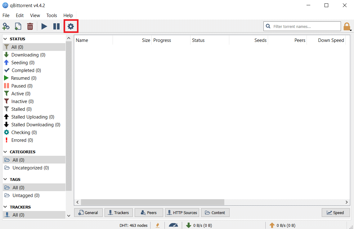 Open Settings. Fix Qbittorrent I/O error in Windows 10