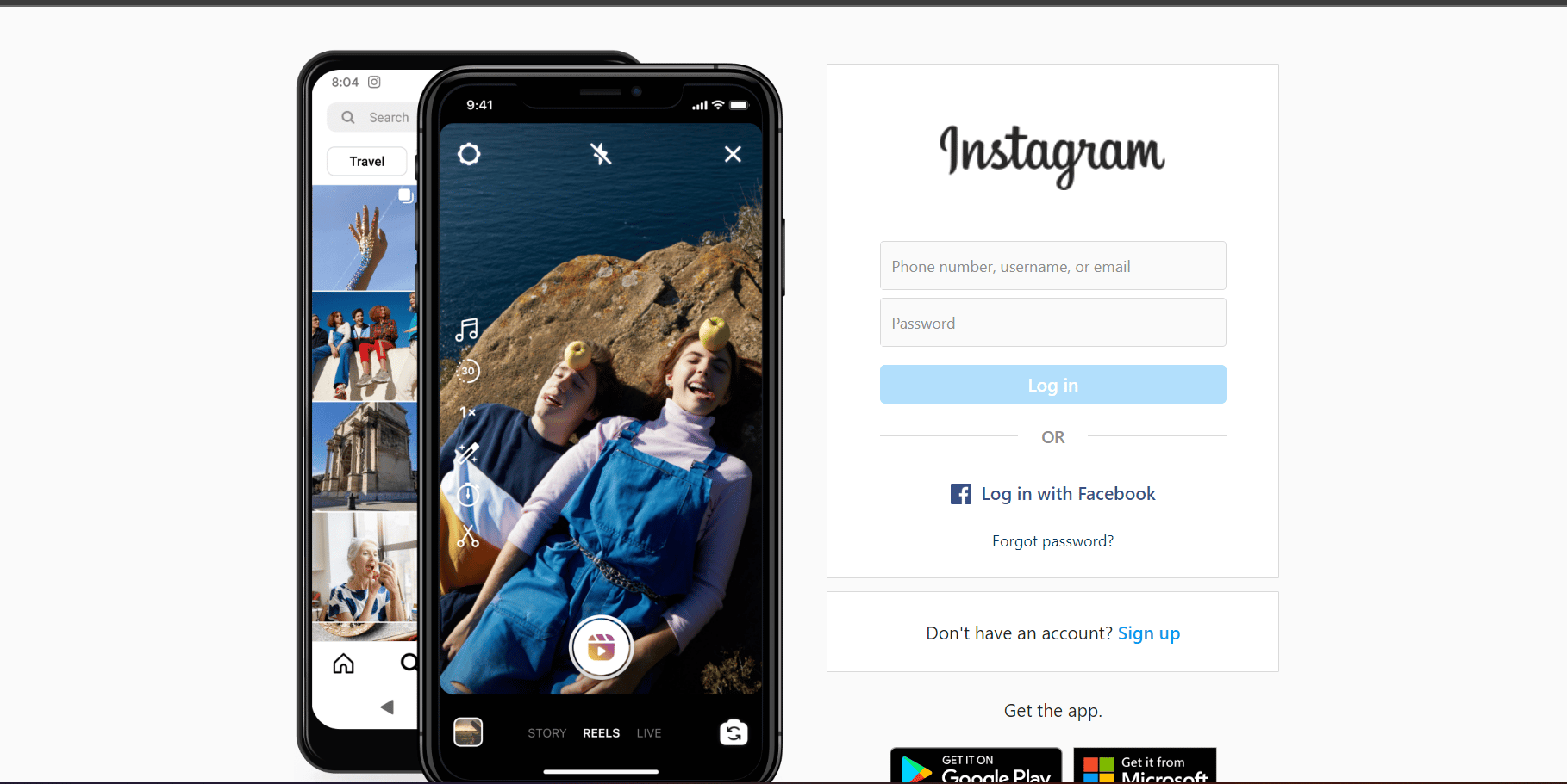 Open the Instagram app on your mobile or laptop device.