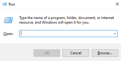 Abra el cuadro de diálogo Ejecutar. Cómo reparar DS4 Windows no se pudo abrir