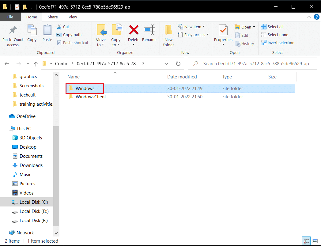 open the windows folder in config saved valorant local appdata folder