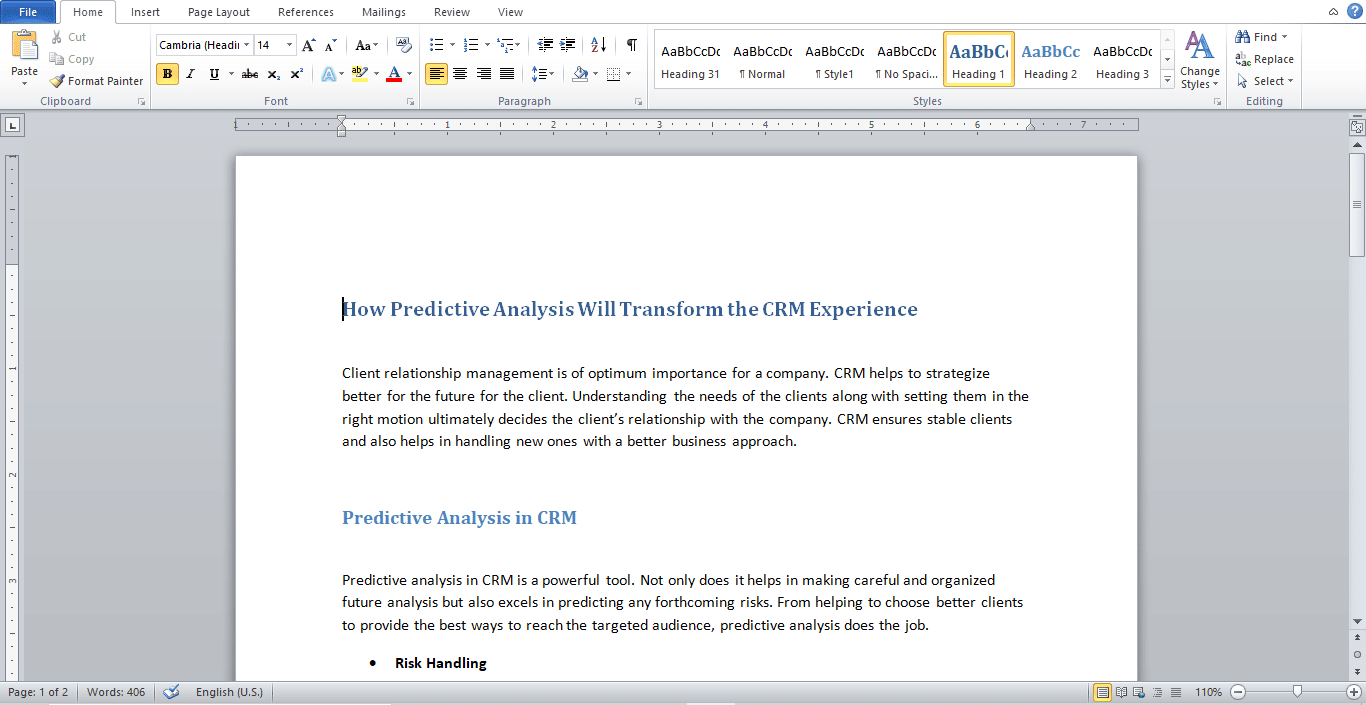 Open the Word document | How to Change Background Color in Microsoft Word