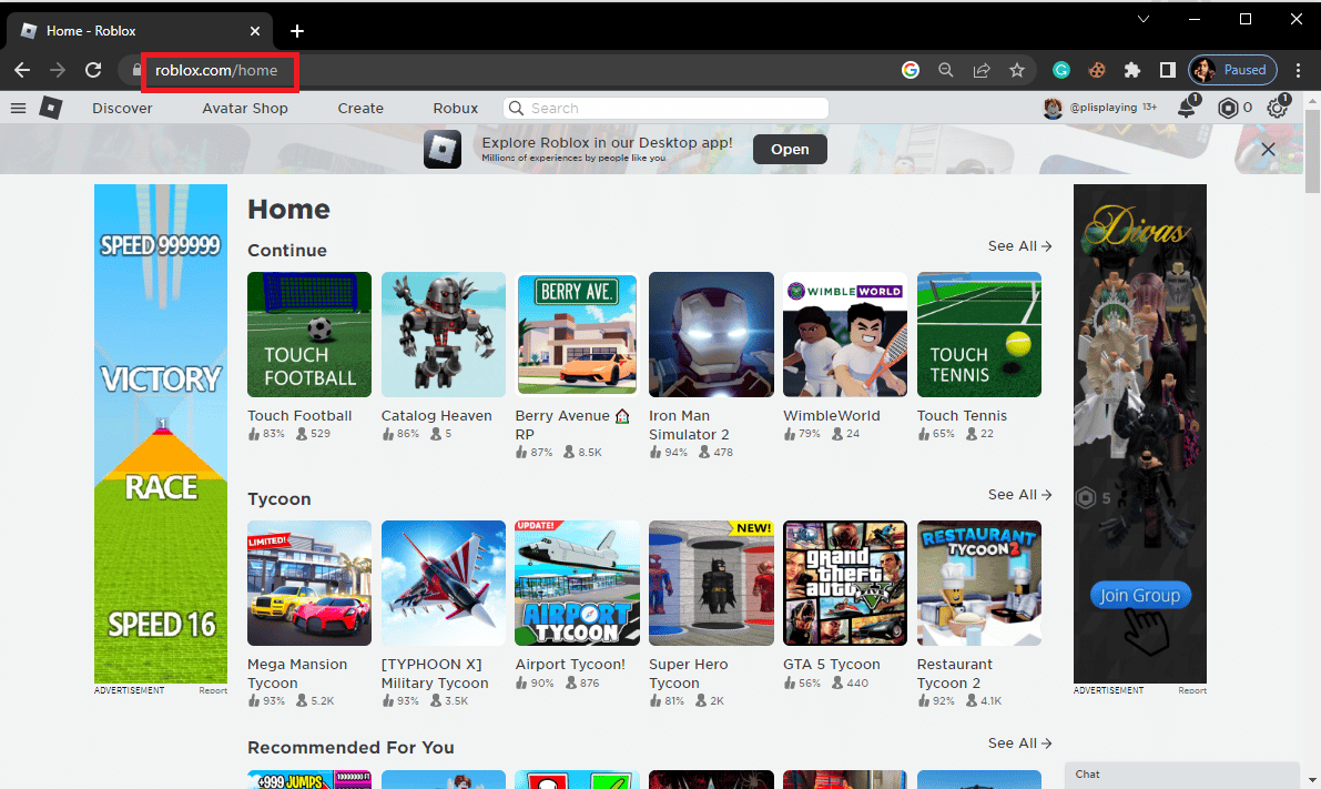 open your Web Browser and visit the official Roblox page and click on any game. 11 Ways to Fix Error Code 523 on Roblox
