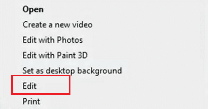 Options after right clicking an image. How to Convert Image to Grayscale Paint