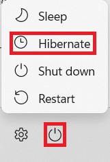 Power Menu in the Start menu. How to Enable Hibernate Power Option in Windows 11