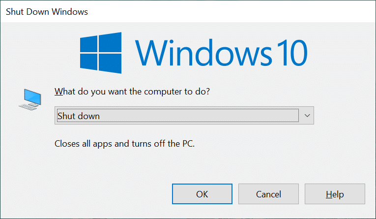 Click on the drop down menu button and select shut down option. How to Test PSU with Multimeter