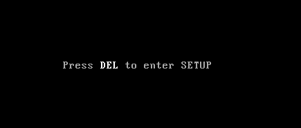اضغط على مفتاح DEL أو F2 للدخول إلى إعداد BIOS