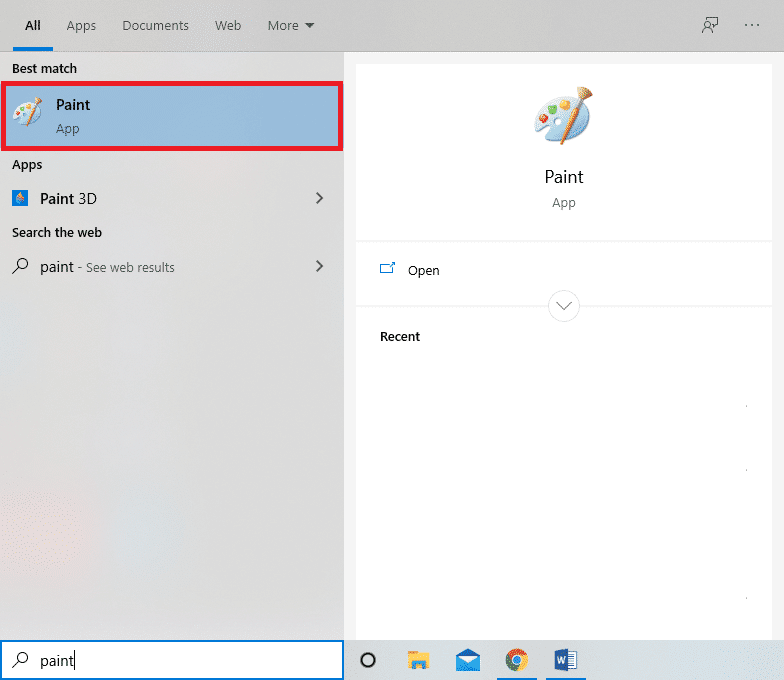 press the Windows key and search for the ‘Paint’ program on your system. | How To Capture A Screenshot On Lenovo?