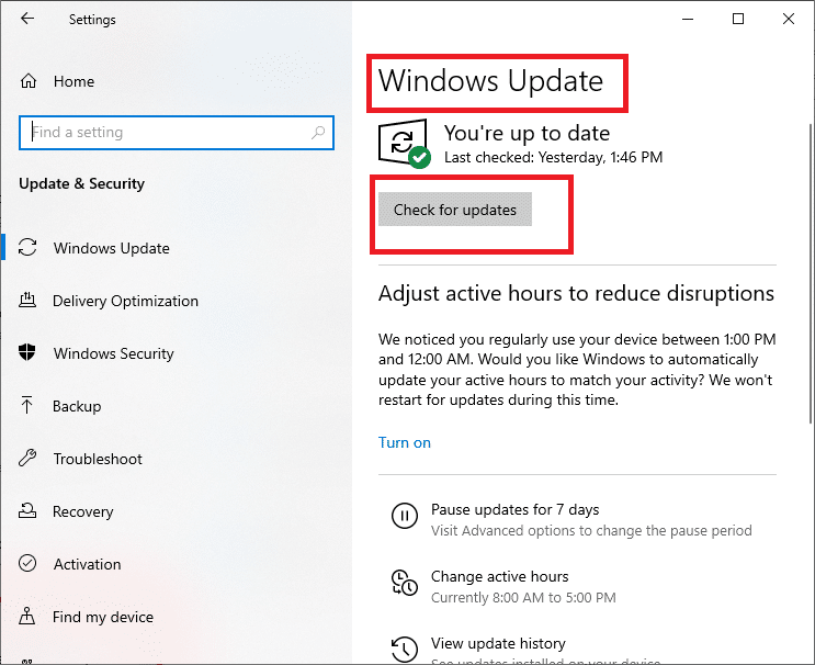 press the Check for Updates button | How to Boost the Bass of Headphones and Speakers in Windows 10
