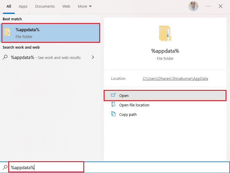 open AppData Roaming folder. Fix Origin Overlay Not Working in Windows 10