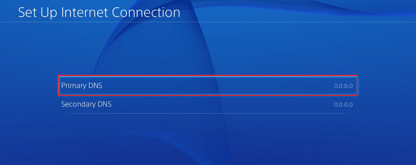 PRIMARY DNS ON PS4. Fix WS-43709-3 Error Code on PS4