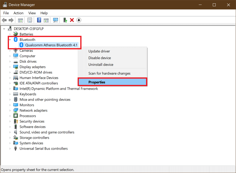 Properties option. what is WDF and How to fix WDF_VIOLATION Error in Windows 10