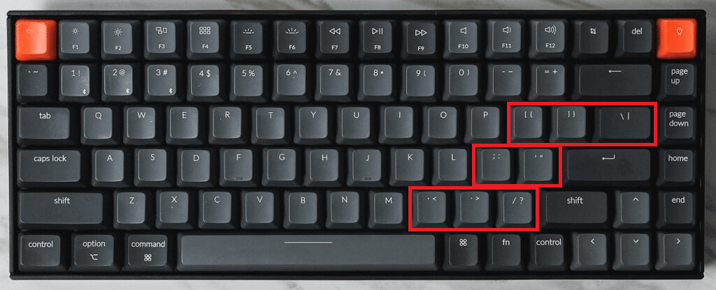 Punctuation Keys. How Many Types of Keys on a Computer keyboard