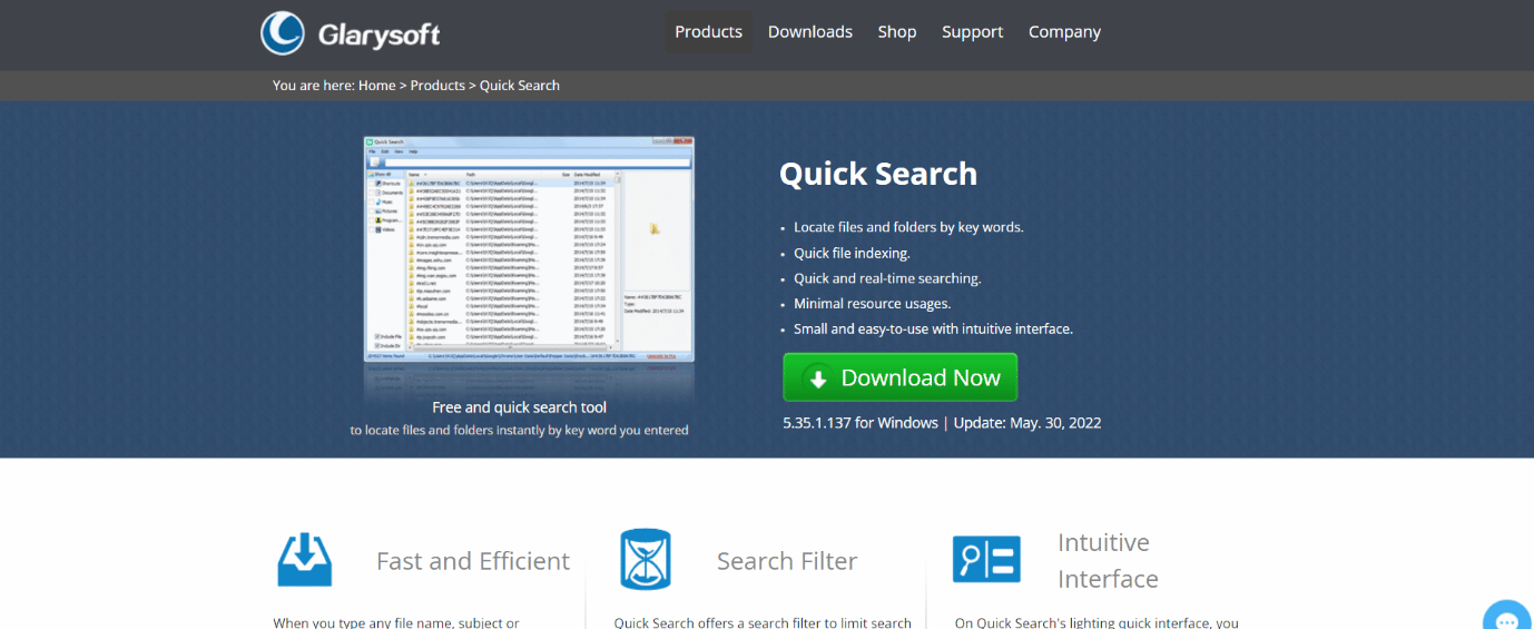 Quick Search. Best Desktop Search Engine For Windows 10