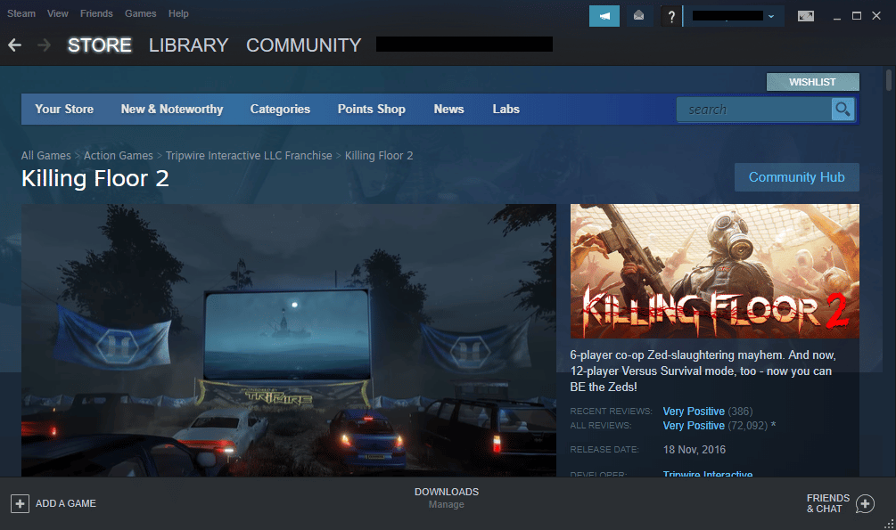 Reinstall the game. Fix Killing Floor 2 Waiting for Players Issue