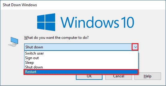 Reboot Windows PC 