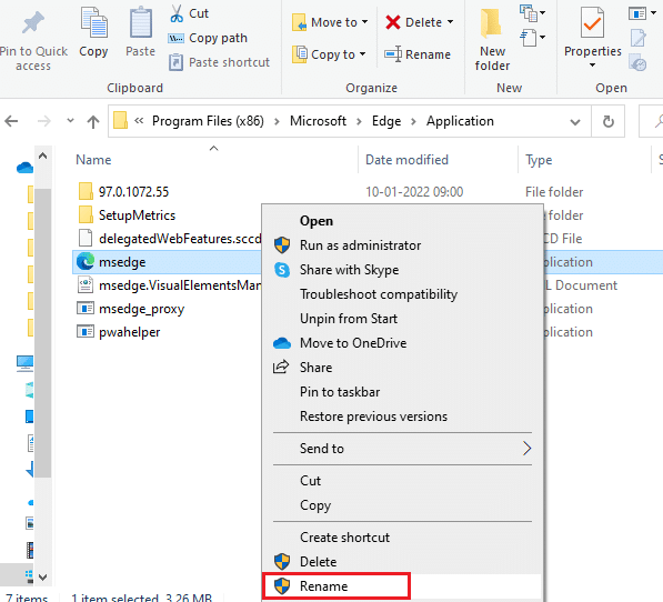 Rename the .exe Filename. Fix Error STATUS BREAKPOINT in Microsoft Edge