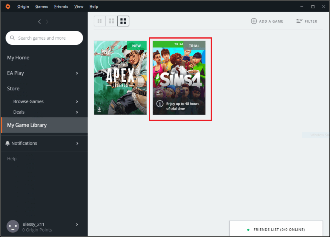 click on The Sims 4 tile. 5 Ways to Fix Sims 4 Unable to Start Contents of Your User Data