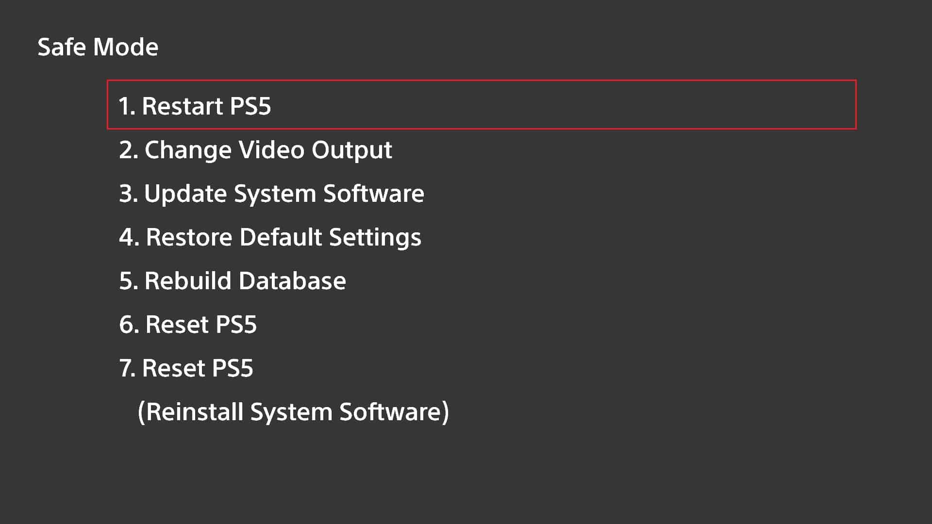 restart ps5 safe mode. How to Fix PS5 Blinking Blue Light
