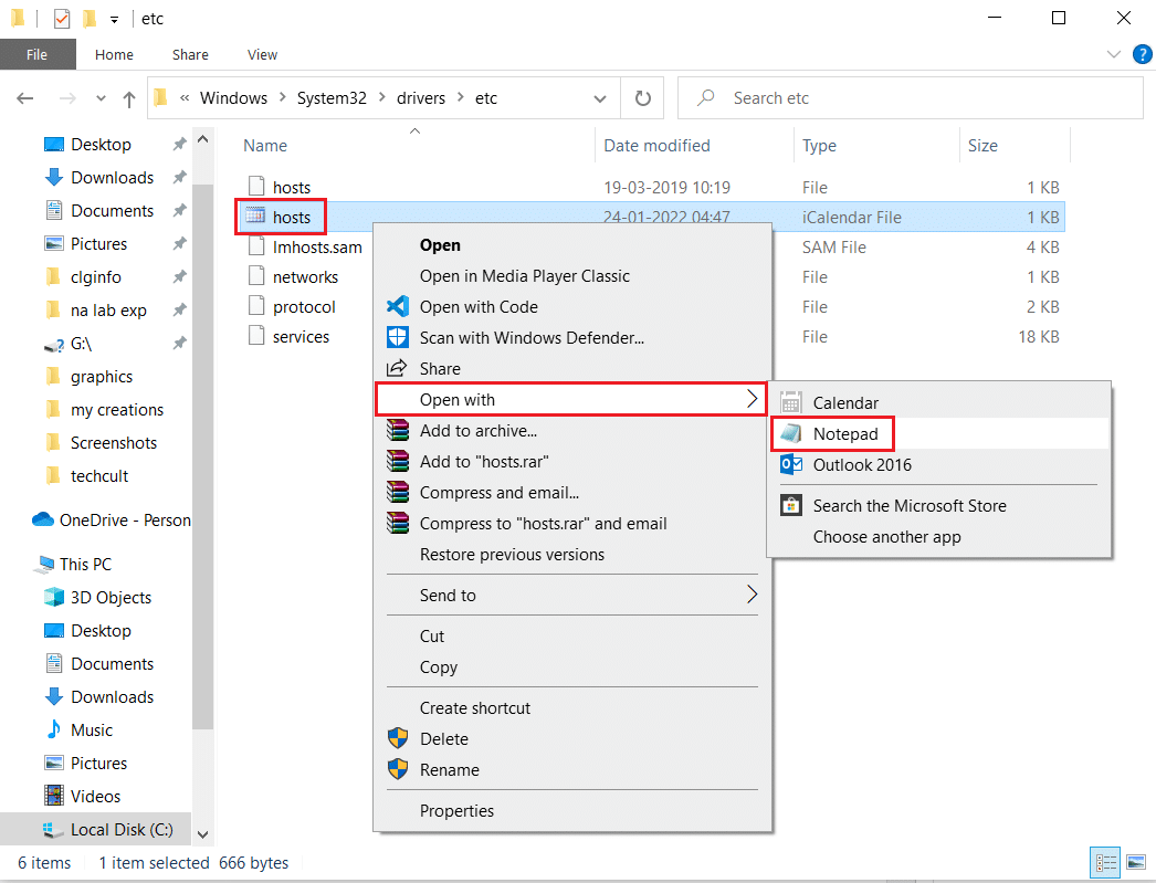 right click on hosts and select open with notepad in File explorer. Fix Uplay not available problem