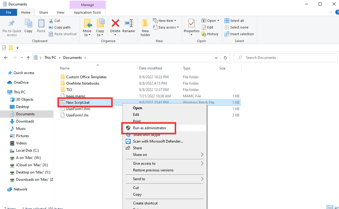 Rjochtsklik derop en klikje op Run as administrator. Fix System Error Code 1231 yn Windows 10