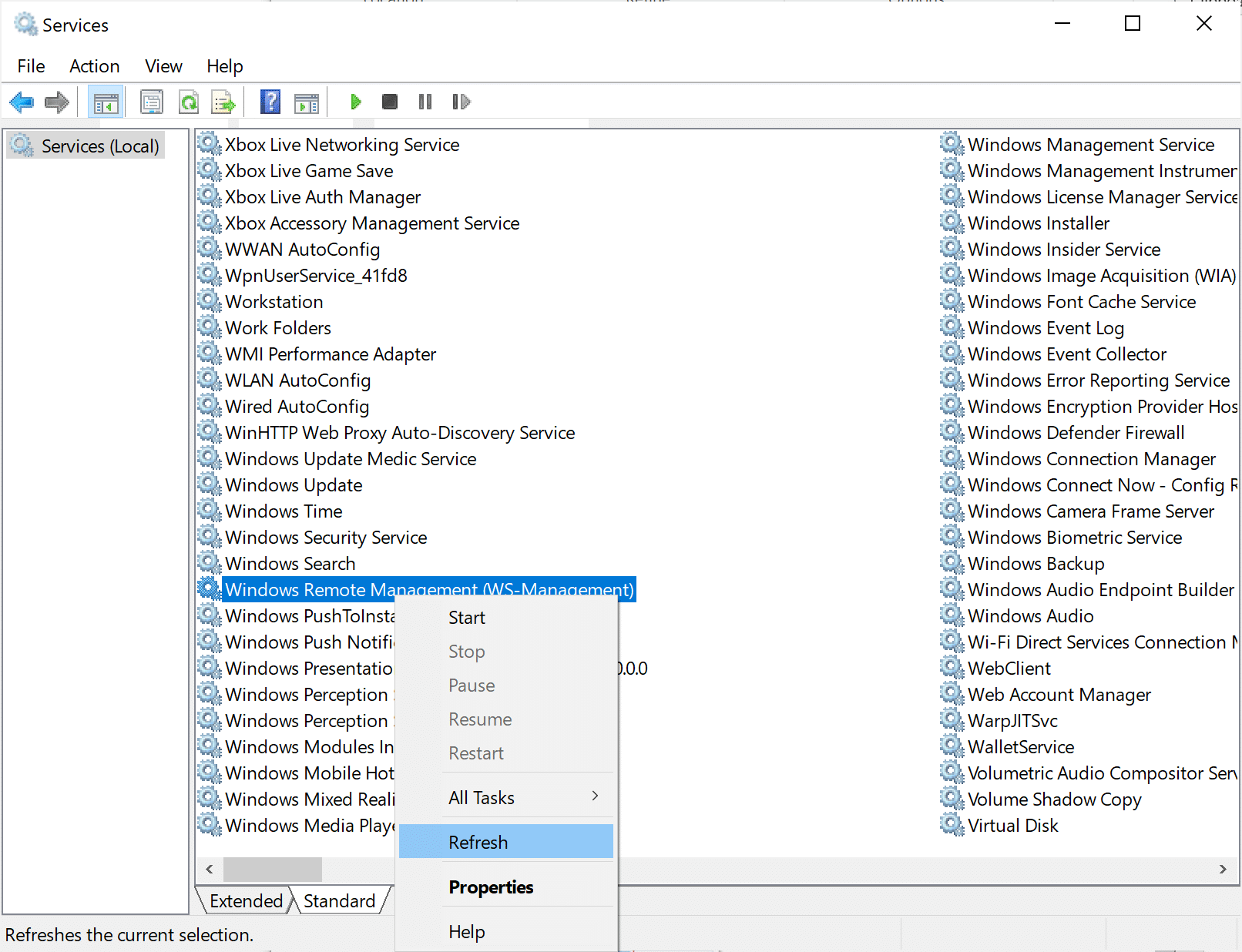 right click on service and select refresh. How to Fix High CPU Usage on Windows 10?