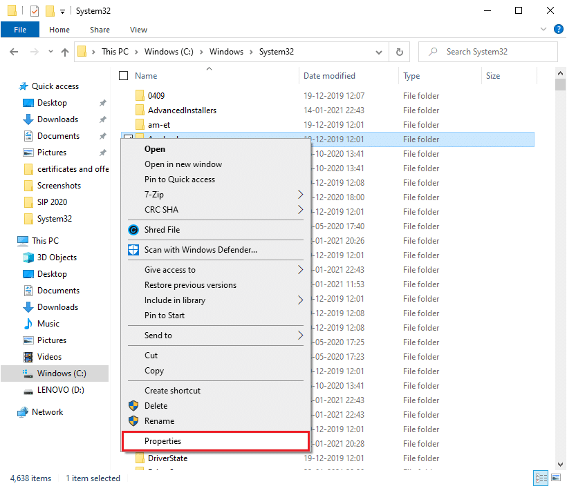 select properties. Fix Unable to Display Current Owner