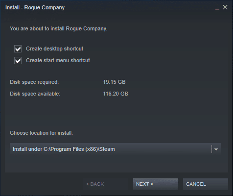 Right-click on the game and select the INSTALL option. How to Backup Steam Games