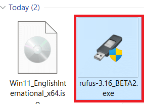 Rufus in File explorer | How to Install Windows 11 on Legacy BIOS without Secure Boot or TPM 2.0