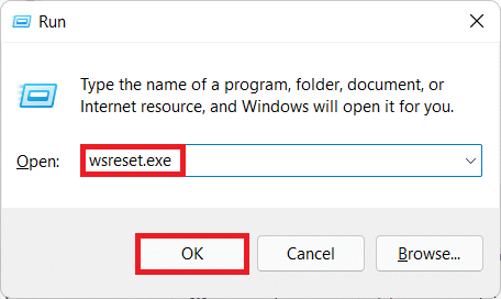 Run command for resetting Microsoft Store cache. How to Fix Minecraft Error 0x803f8001 in Windows 11
