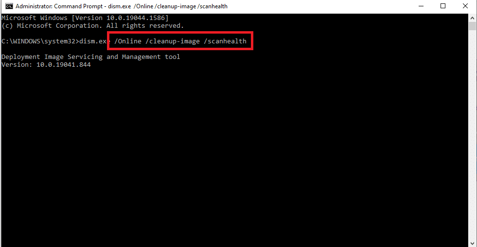 Run the DISM tool. Fix Onedrive Error 0x8007016a in Windows 10