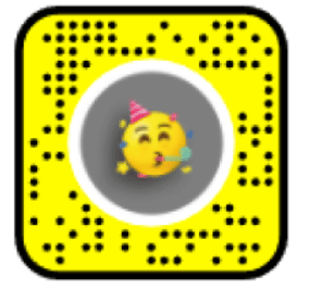 Scan the below birthday countdown lens snap code