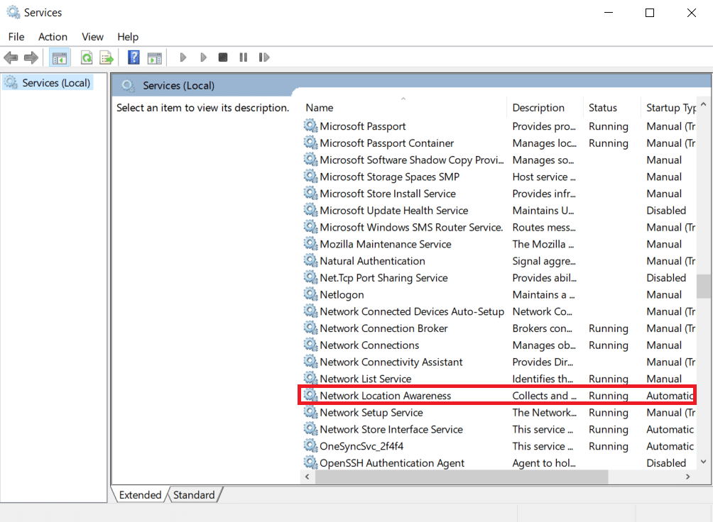 Scroll down and double click Network Location Awareness. Fix No WiFi Networks Found Windows 10