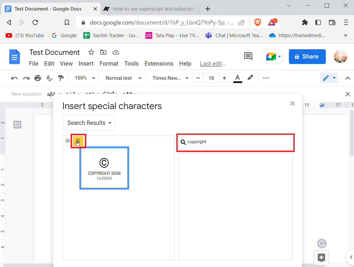 search any symbol and click on the symbol to enter it