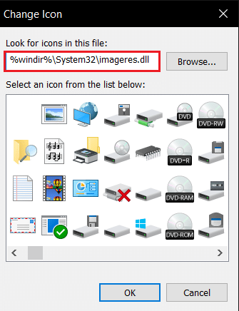 search for the icon in Change Icon window. How to Get This PC Icon on Your Desktop