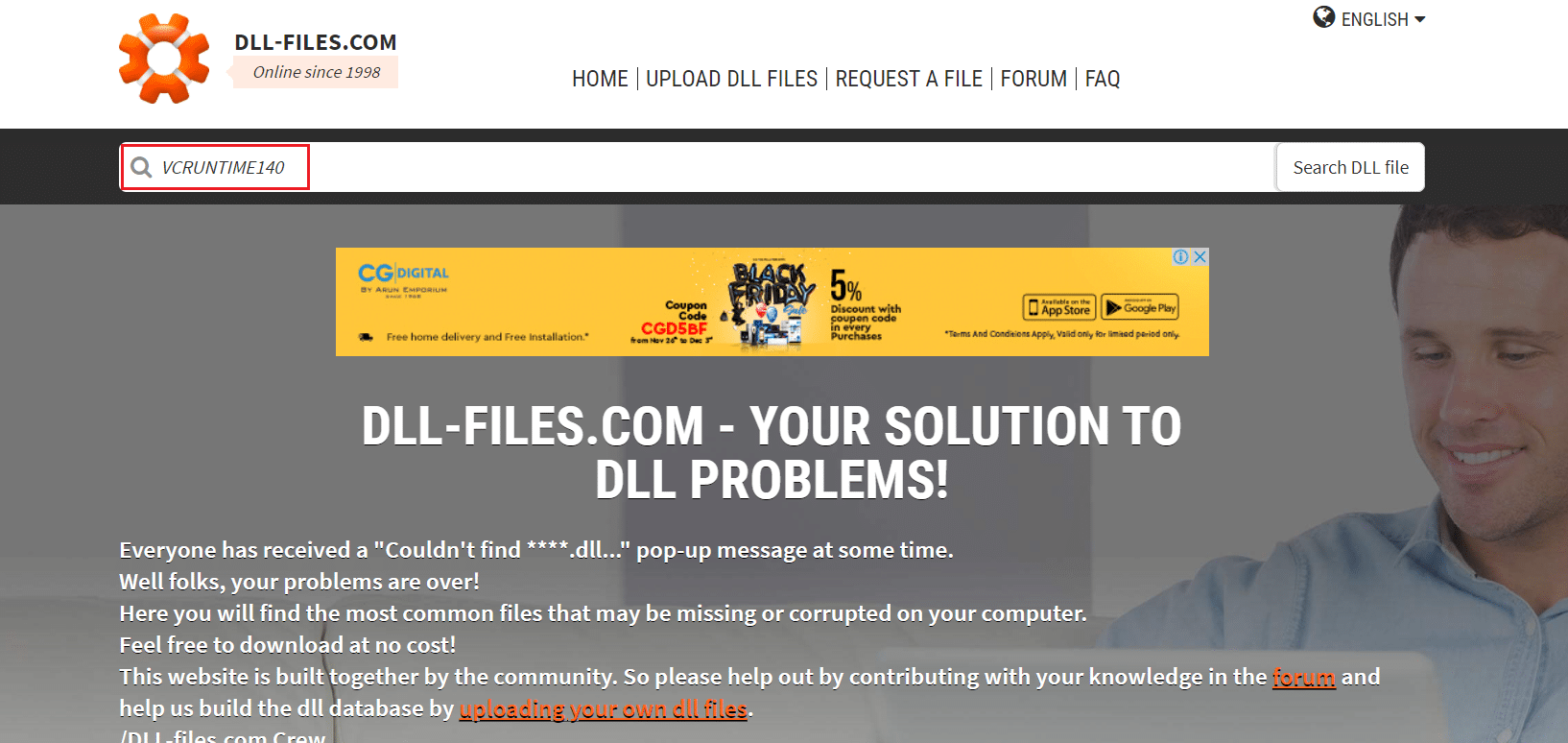 search for vcruntime140.dll file in the dll files.com homepage. How to Fix VCRUNTIME140.dll is Missing Error on Windows 11