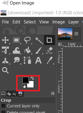 Select a colour to add by clicking on the active foreground colour on the left side. How to Replace Color GIMP