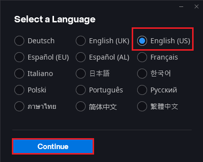 select a language to install hearthstone. Fix Hearthstone lagging on PC