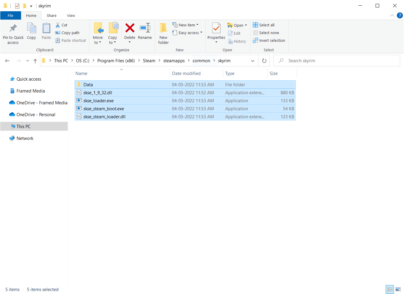Select all the folder entire contents by pressing Ctrl and A keys.  hit the Delete key