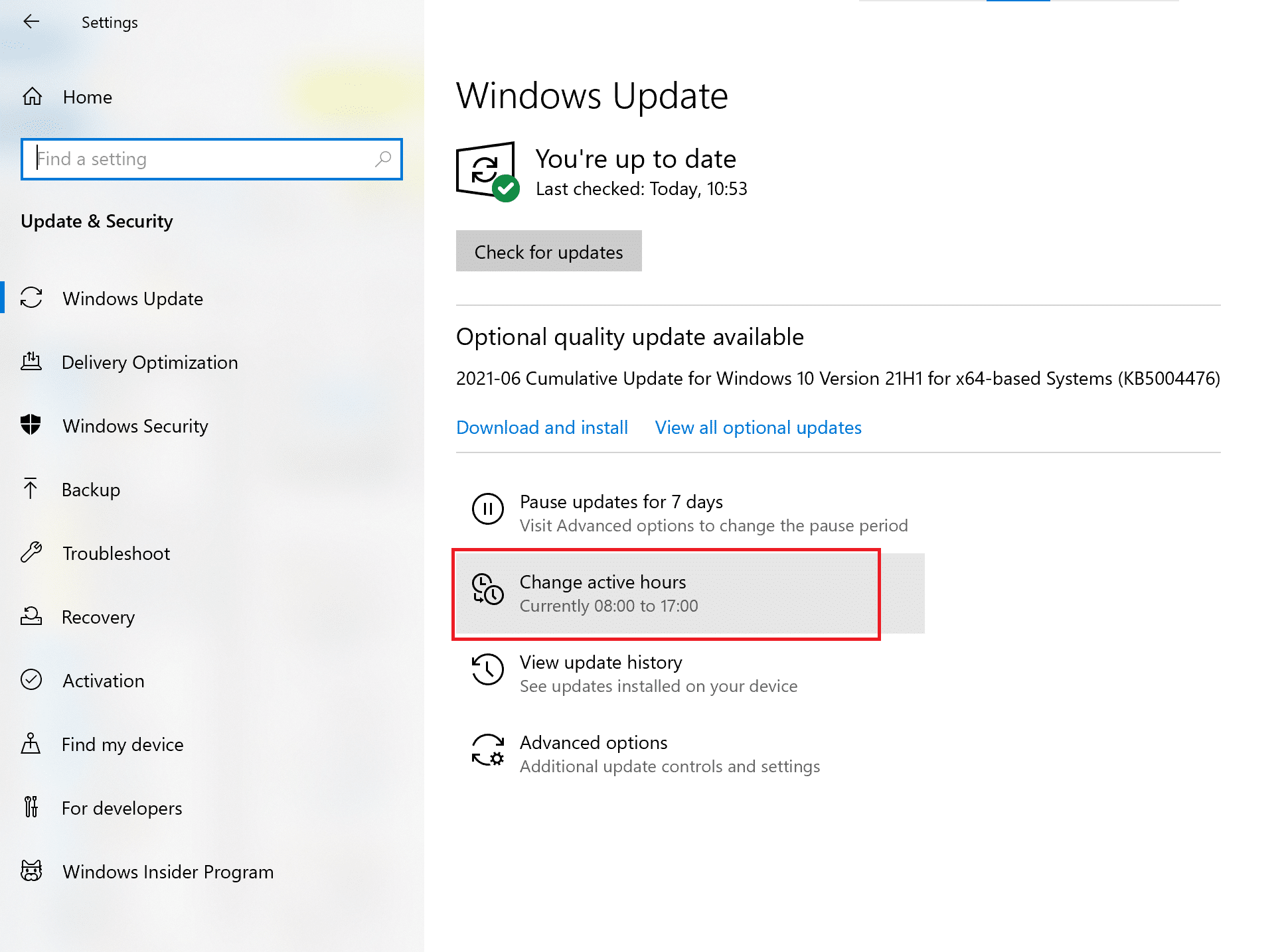 Select Change active hours from the right pane. How to Optimize Windows 10 for Gaming and Performance?