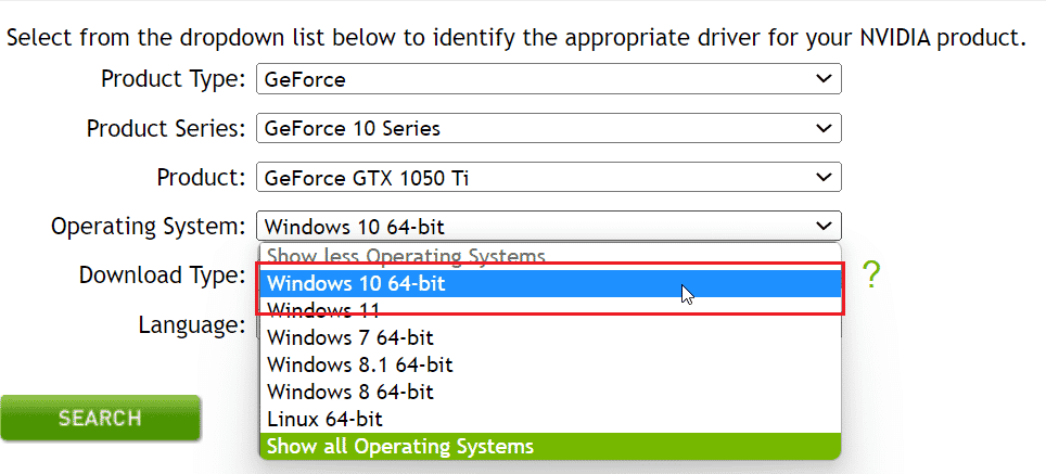 Select download type. Fix Nvidia Installer Cannot Continue This Graphics Driver Could Not Find Compatible Graphics Hardware