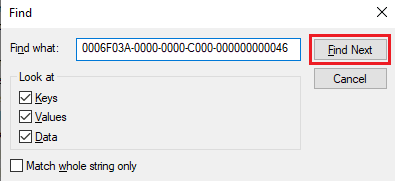 select Find Next. Fix Signature Button Not Working in Outlook