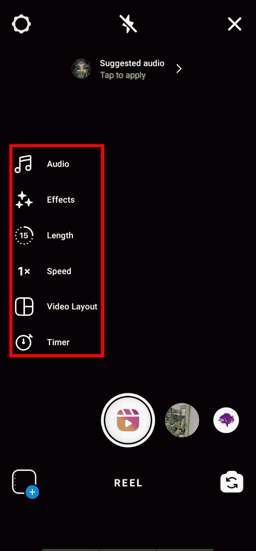 Select from the options to edit the video. Tap on the Audio to select the music of choice. To add effects, tap on Effects. Tap on Length to adjust the video length between 15,30,60 and 90 seconds. Tap on Speed to adjust the video speed between 0.3x, 0.5x, 1x, 2x, and 3x. Tap on Video Layout to select the layout. Tap on Timer to adjust the video length.