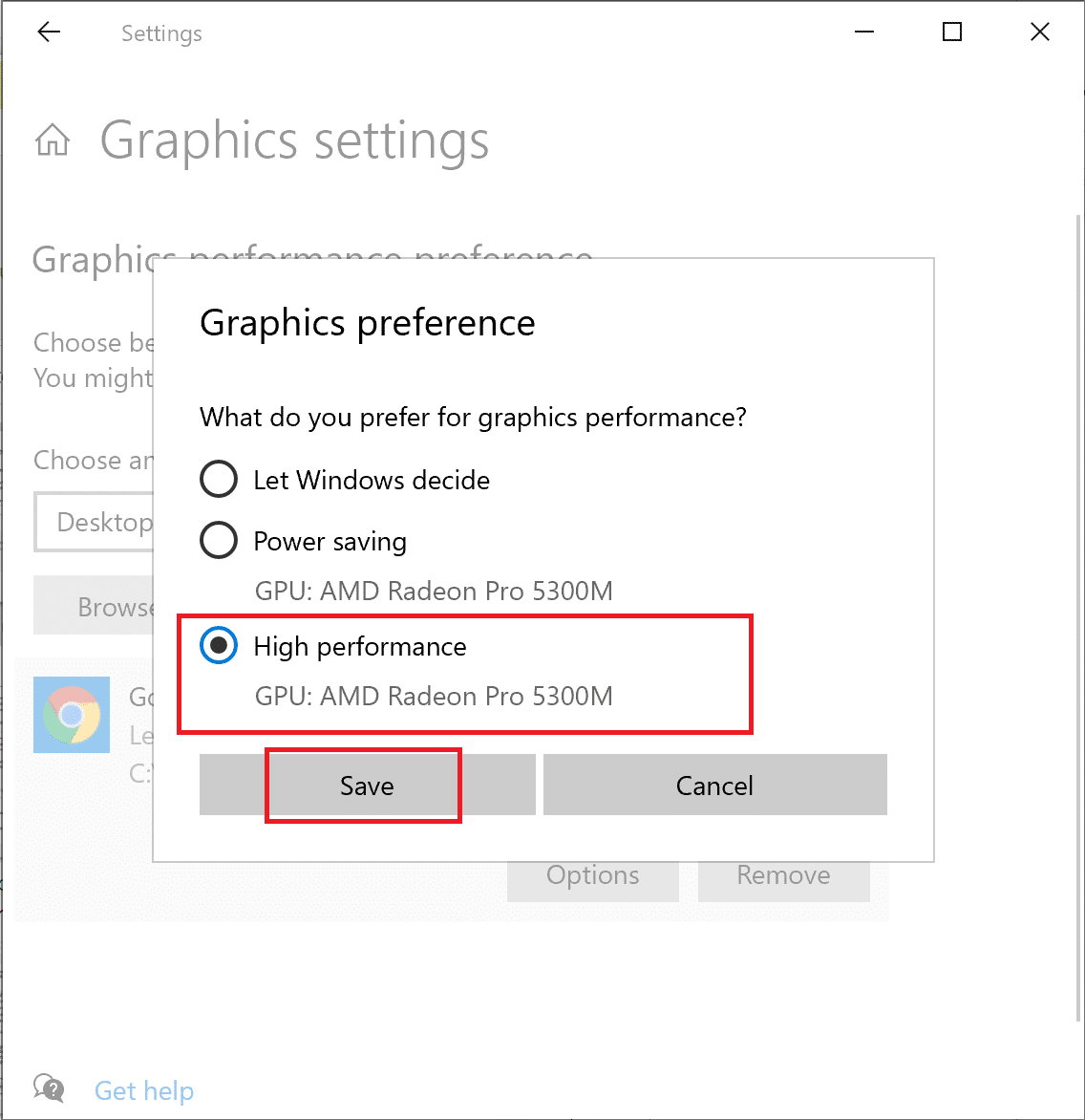 Select High performance from the listed options. Then, click on Save. How to Optimize Windows 10 for Gaming and Performance?