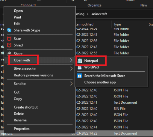 select Open with and then Notepad. How to Fix FFXIV Error 90002 in Windows 10