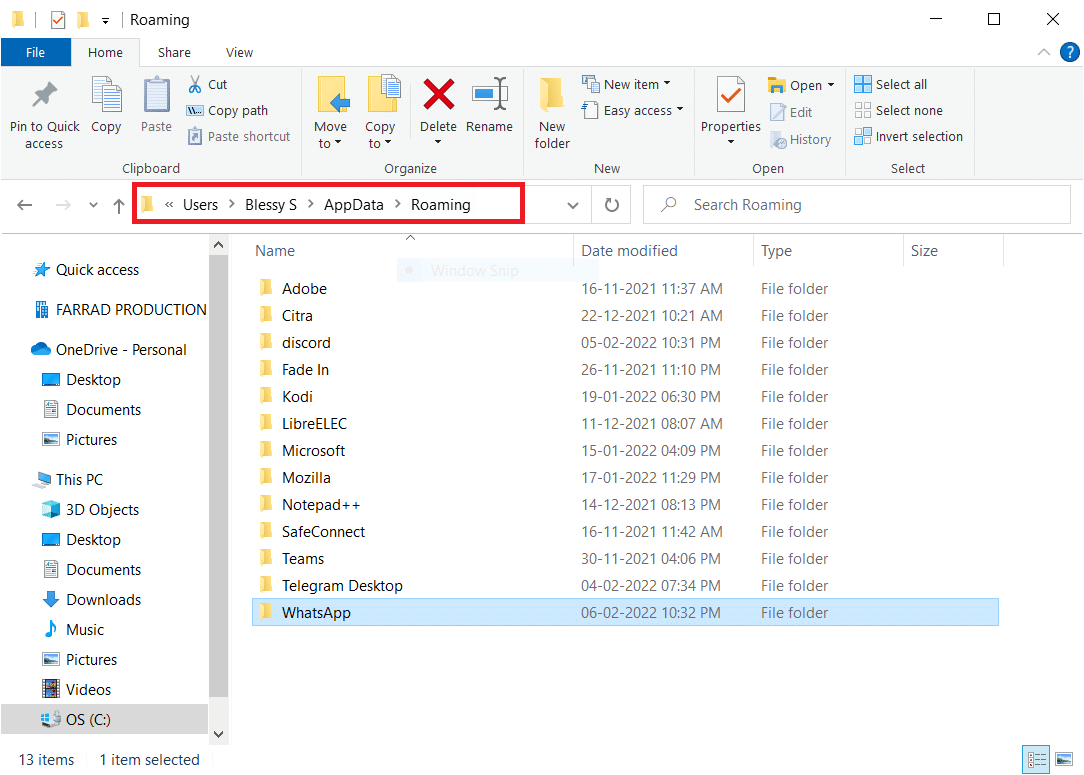 Select the AppData Roaming folder and navigate to the folder of the program causing you’re the trouble. Fix Windows Error 0 ERROR_SUCCESS the operation completed successfully