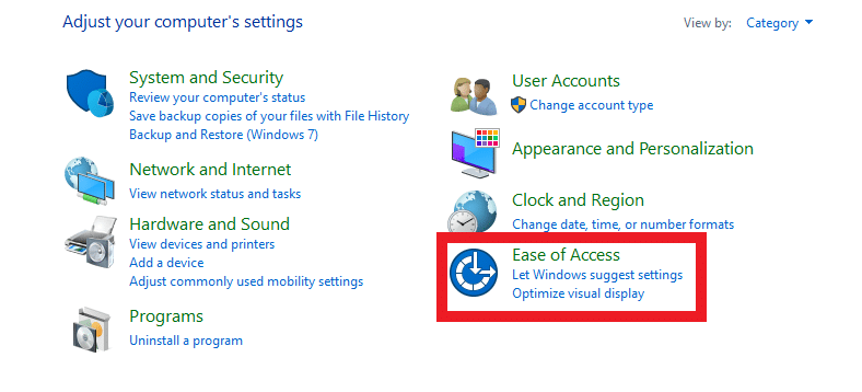 Select the Ease of Access Center. How to Unlock Arrow Keys in Excel