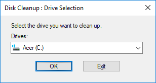 Select the partition which you need to clean