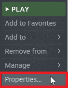 select the Properties… option. Fix Cult of the Lamb Keeps Freezing or Crashing on PC