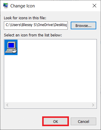 Выберите значок Windows 98.